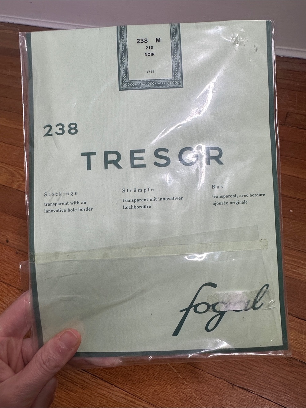 FOGAL 238 Tresor Medium Black Stockings